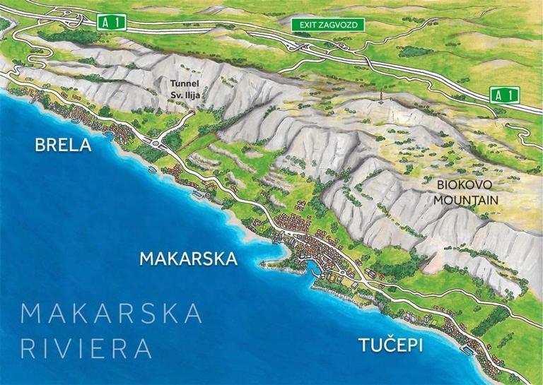 Apartman Tony Makarska Buitenkant foto